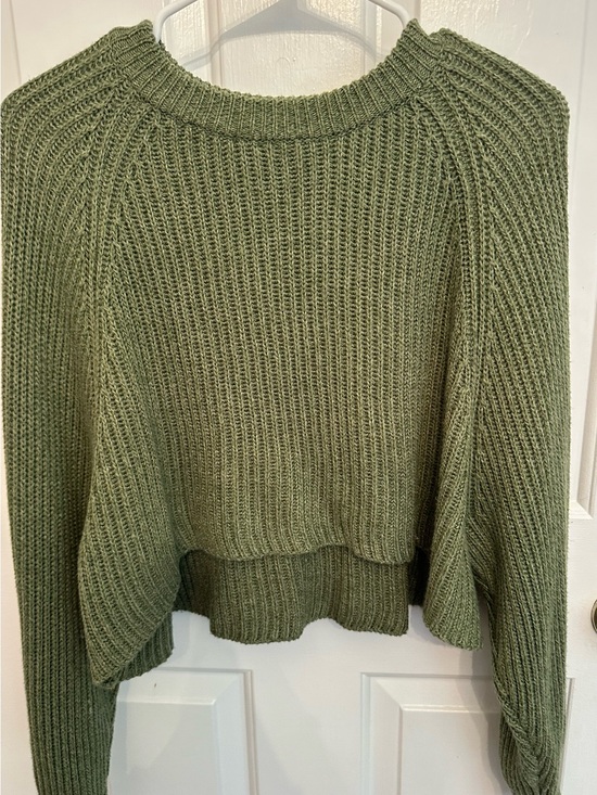 Cotton Candy LA Sweaters - Cotton Candy LA Green Knit Sweater